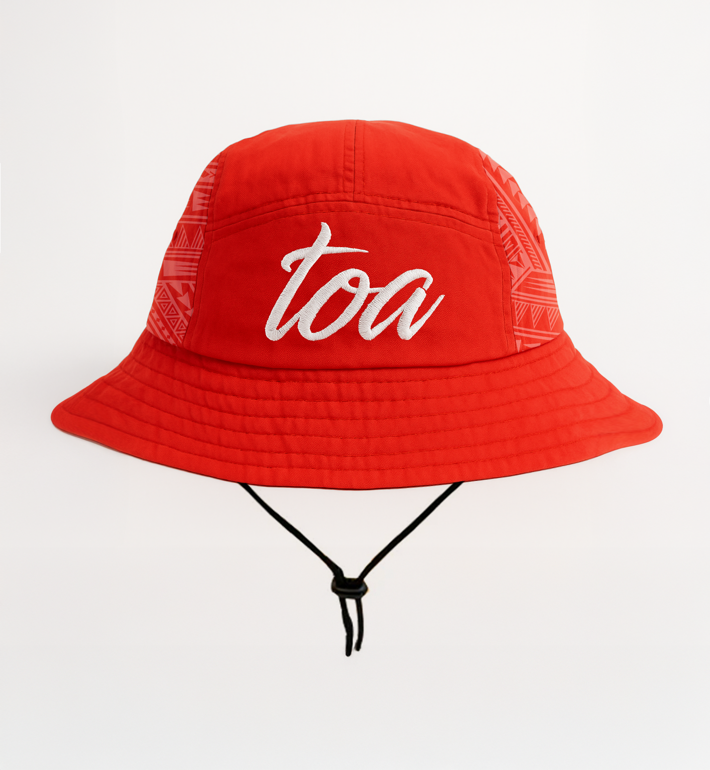 2025 Toa Samoa Supporters 5-Panel Bucket Hat – Red